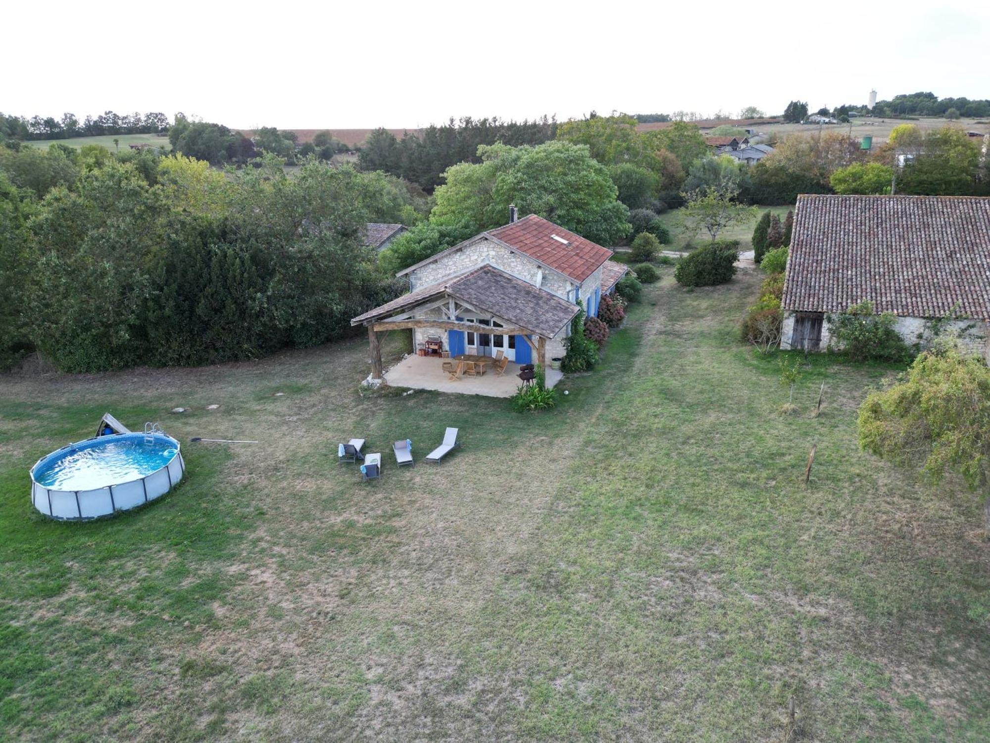 Maison 3 Chambres, Piscine, 2 Hectares De Jardin La Sauvetat-du-Dropt Exteriér fotografie